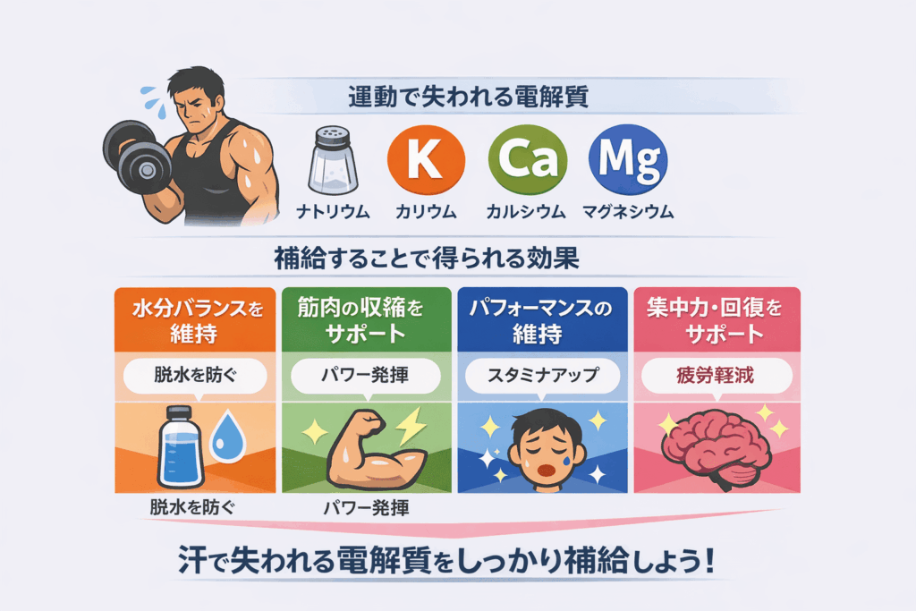 電解質のメリット